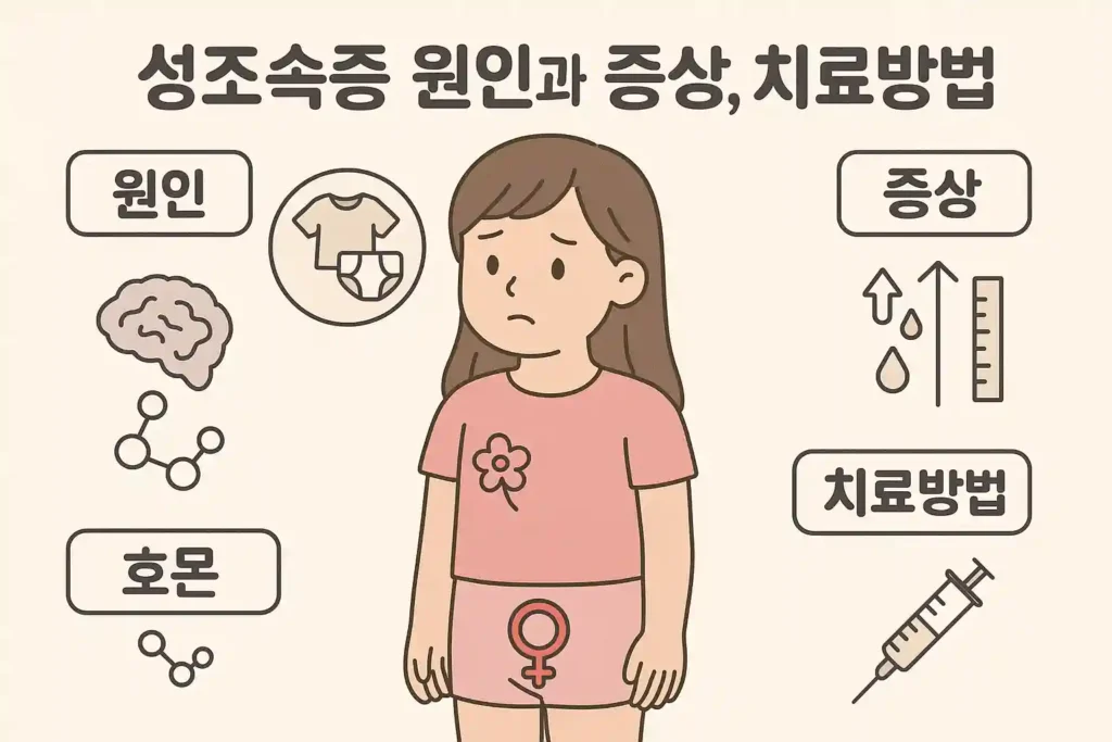 성조숙증 원인과 증상, 치료방법